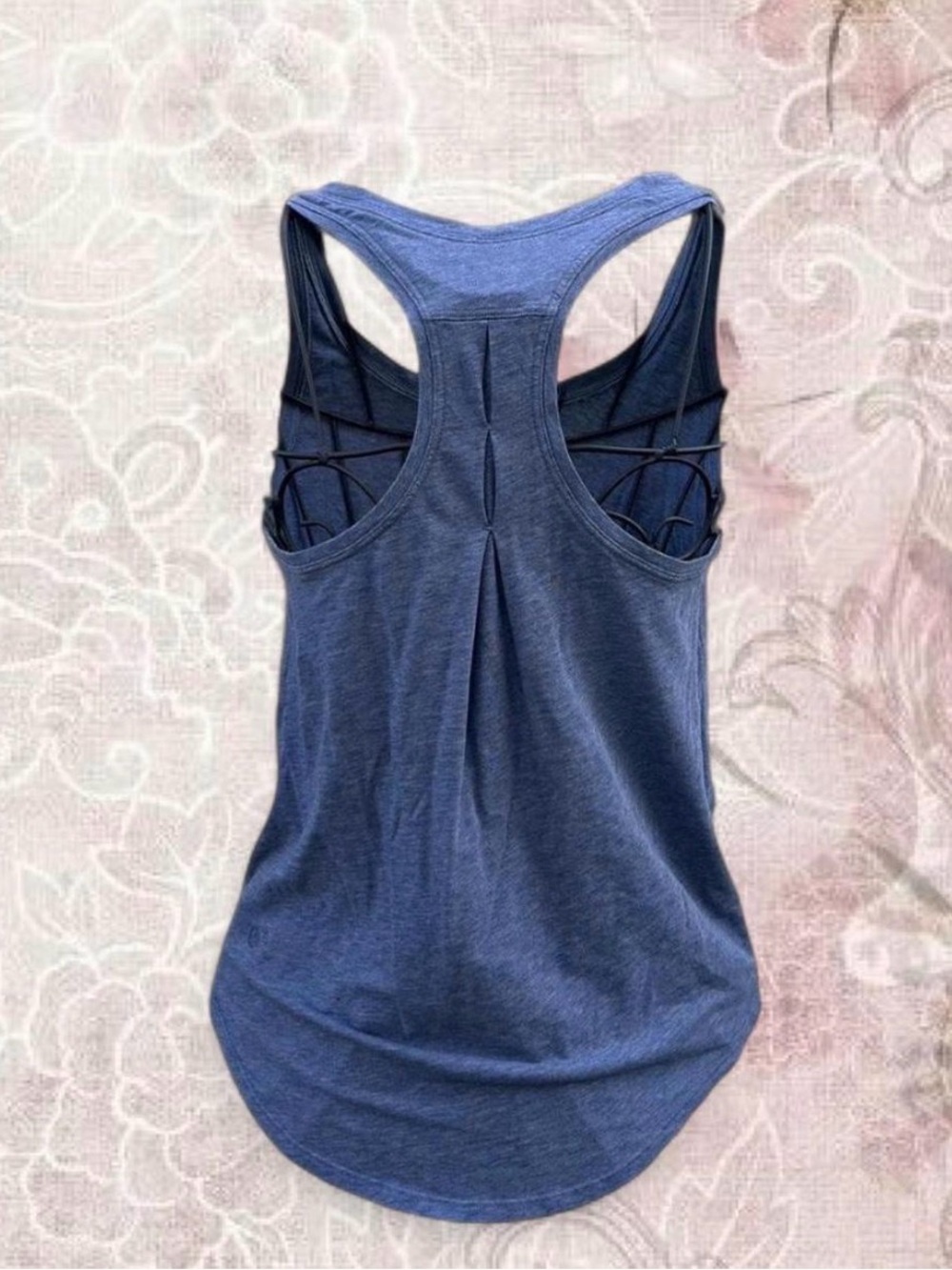 lululemon athletica Navy Blue Racerback Tank with Strappy Back